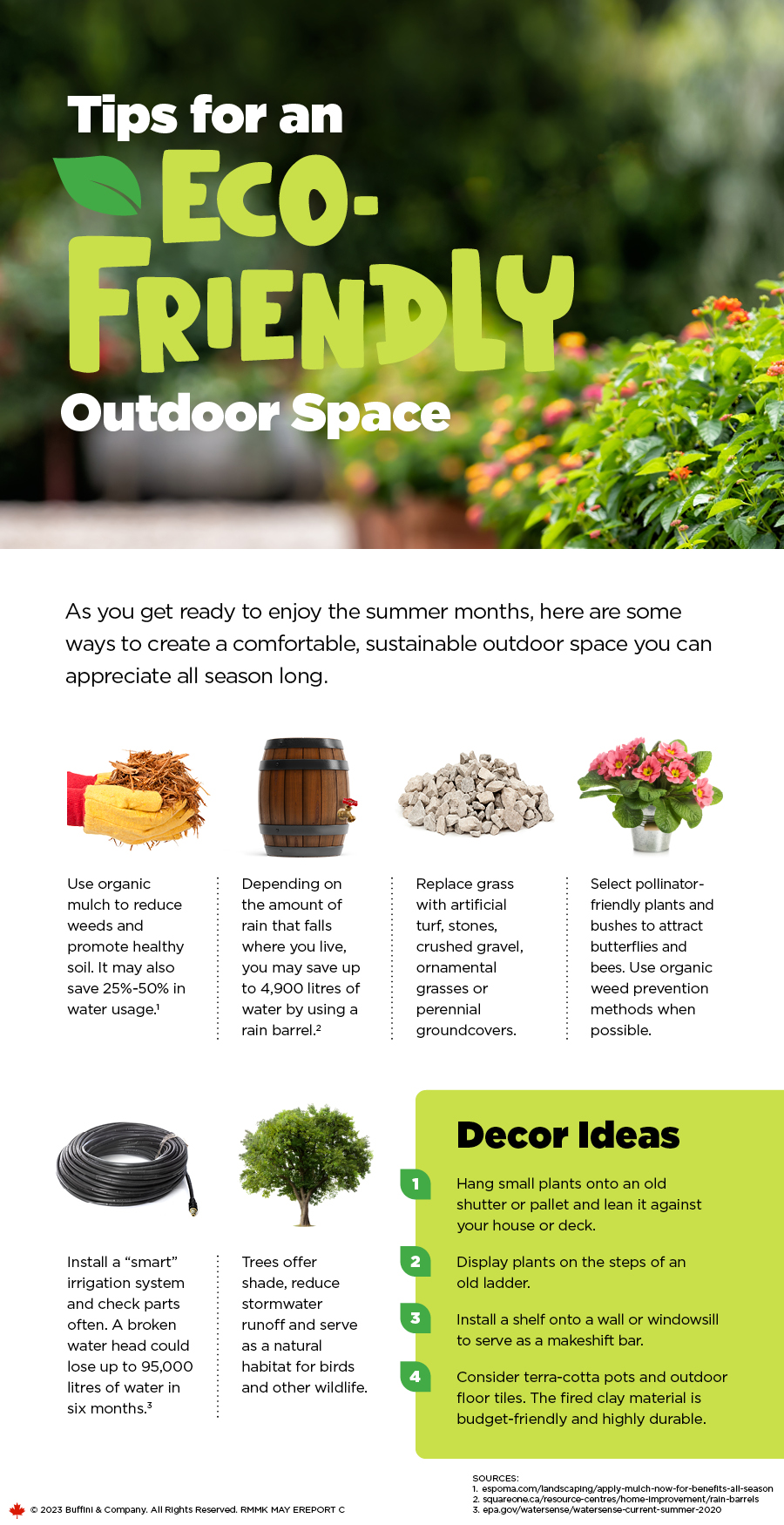 Tips For An Eco-Friendly Outdoor Space